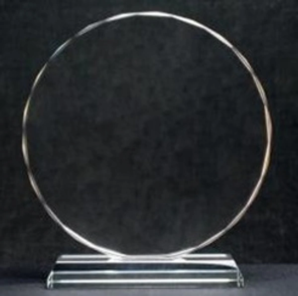 Circular Crystal Awards and Trophies - 4.5 / 5.75 / 6.5 / 8 / 8.5 Inches, Bangalore 24 hrs up to 72 hours / Other Cities 4 to 7 days